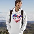 4Th Of July Gnomes American Flag Heart Fireworks Gnomes Hoodie Lifestyle