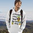 A Pineapple A Day Keeps The Worries Away Funny Pineapple Gift Pineapple Lover Hoodie Lifestyle