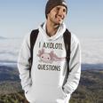 Axolotl I Axolotl Questions Cute Animal Mexican Walking Fish Hoodie Lifestyle