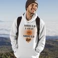 Best Seller Should I Stay Or Should Eggo Merchandise Hoodie Lifestyle