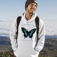 Butterfly On Grateful Wings I Fly Transplant Recipient Hoodie Lifestyle
