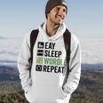 Eat Eat Sleep Wordle Repeat Wordle Lover Wordle Addict Hoodie Lifestyle