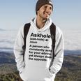 Funny Askhole Definition Dictionary Word Gag Sarcastic V4 Hoodie Lifestyle