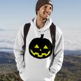 Happy Halloween Scary Black Pumpkin Pattern Hoodie Lifestyle