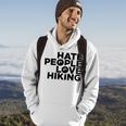 Hate People Love Hiking V2 Hoodie Lifestyle