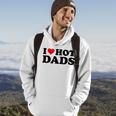 I Love Hot Dads Funny Red Heart I Heart Hot Dads Hoodie Lifestyle