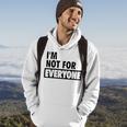 Im Not For Everyone Shirts For Women Funny Saying Sarcastic Novelty Letter Graphic Print Ca Hoodie Lifestyle