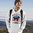 Mens American Flag Golden Retriever Dad 4Th Of July V2 Hoodie Lifestyle