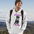 Miniature Schnauzer At Home Love Consultant Multi Tasking Dog Hoodie Lifestyle