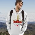 New Christmas Unicorn Face Santicorn Poinsettia Crown Cute Hoodie Lifestyle