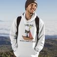 Sailing Because Murder Is Wrong Funny Sailing Men Hoodie Lifestyle