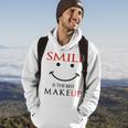 Smile Is The Best Makeup Hoodie Lifestyle