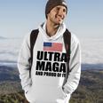 Ultra Maga And Proud Of It V8 Hoodie Lifestyle