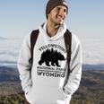 Yellowstone National Park Wyoming Bear Nature Hiking Hoodie Lifestyle