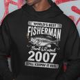 15 Years Old Fisherman Born In 2007 Fisherman 15Th Birthday Hoodie Unique Gifts