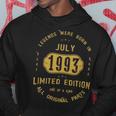 1993 July Birthday Gift 1993 July Limited Edition Hoodie Personalized Gifts