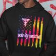 Activity Assistant Us Flag Activities Assistant Hoodie Personalized Gifts
