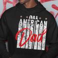 All American Dad Retro 4Th Of July Cool & Funny Melanin Art Hoodie Funny Gifts