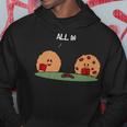 All In Cookie - Funny Chocolate Chip Poker Hoodie Funny Gifts