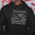 American Flag Bald Eagle We The People Are Pissed Off 4Th Of July Hoodie Unique Gifts
