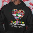 Asian American And Pacific Islander Heritage Month Heart Hoodie Unique Gifts