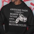 Awesome Dads Have Beards Tattoos And Ride Motorcycles V2 Hoodie Funny Gifts