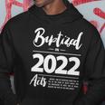 Baptized In 2022 Bible Acts 238 Vbs Christian Baptism Jesus Hoodie Unique Gifts