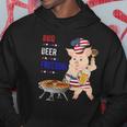 Bbq Beer Freedom Pig American Flag Hoodie Unique Gifts
