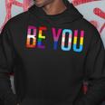 Be You Lgbt Flag Gay Pride Month Transgender Rainbow Lesbian Hoodie Unique Gifts