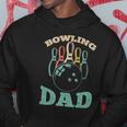 Bowling Dad Funny Bowler Graphic For Fathers Day Hoodie Unique Gifts