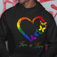 Butterfly Heart Rainbow Love Is Love Lgbt Gay Lesbian Pride Hoodie Unique Gifts