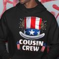 Cousin Crew 4Th Of July Family Matching Boys Girls Kids Hoodie Funny Gifts