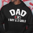 Dad Of One Boy And Two Girls Hoodie Unique Gifts