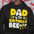 Dad Of The Bee Day Girl Party Matching Birthday Hoodie Funny Gifts