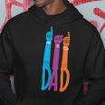 Dad Papa Father Colorful Asl American Sign Language Deaf Hoodie Personalized Gifts