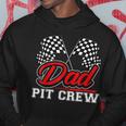 Dad Pit Crew Funny Birthday Boy Racing Car Pit Crew B-Day Hoodie Funny Gifts