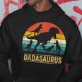 Dada DinosaurRex Dadasaurus 4 Kids Fathers Day Hoodie Funny Gifts