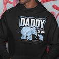 Daddy To Be Elephant Baby Shower Pregnancy Fathers Day Hoodie Personalized Gifts