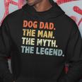 Dog Dad The Man Myth Legend Fathers Day For Dog Lover Dad Hoodie Personalized Gifts