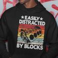 Easily Distracted By Blocks Racing Car Parts Funny Mechanic Hoodie Unique Gifts