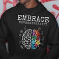 Embrace Neurodiversity Funny V2 Hoodie Funny Gifts