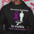 Every Disability Is Visible Aicardi Syndrome Awareness Purple Ribbon Aicardi Syndrome Support Aicardi Syndrome Awareness Hoodie Funny Gifts