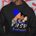 Fasd Awareness Blue And Grey Women Fetal Alcohol Spectrum Disorder Fetal Alcohol Spectrum Disorder Awareness Hoodie Funny Gifts