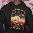 Father Grandpa Being A Dad Is An Honor Being A Grandpa Is Priceless114 Family Dad Hoodie Unique Gifts