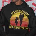 Father Grandpa Dad And Daughters Best Friends For Life Vintage137 Family Dad Hoodie Unique Gifts