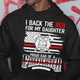 Father Grandpa I Back The Red For My Daughter Proud Firefighter Dad 186 Family Dad Hoodie Unique Gifts