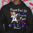 Friends Dont Let Friends Fight Chronic Inflammatory Demyelinating Polyneuropathy Cidp Alone Unicorn Blue Ribbon Cidp Support Cidp Awareness V2 Hoodie Funny Gifts