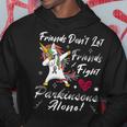 Friends Dont Let Friends Fight Parkinsons Alone Grey Ribbon Parkinsons Parkinsons Awareness Hoodie Funny Gifts