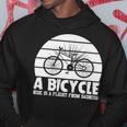 Funny Bicycle I Ride Fun Hobby Race Quote A Bicycle Ride Is A Flight From Sadness Hoodie Funny Gifts