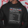 Haitian Dad Nutrition Facts Fathers Day Hoodie Unique Gifts
